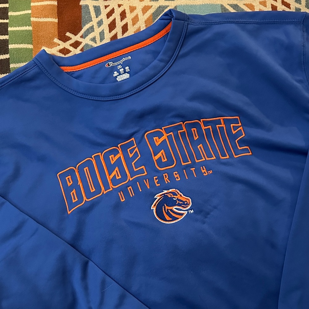 Champion Blue Boise State University Crewneck